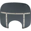Memphis Shades #MEM35110 - Fats Windshield - 13" - Headlight - Dark Black Smoke