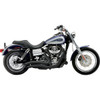 Cobra #6229B - Speedster Swept Short Exhaust - Black - '12-'17 Dyna