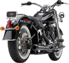 Cobra #6483B - El Diablo Exhaust - Black - '12-'17 Softail
