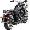 Cobra #6483B - El Diablo Exhaust - Black - '12-'17 Softail