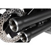 Cobra #6057B - RPT Slip-On Mufflers - 3" - Raven Black - M8 Softail