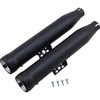 Cobra #6048B - Neighbor Hater Slip-On Mufflers - Black - FLHC/FLHCS/FLDE