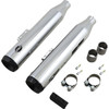 S&S Cycle #550-0755B - Grand National Slip-On Mufflers - 50-State - Chrome - M8 Softail