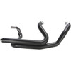 Cobra #6253DBRB1 - Powerport Dual Headpipes with Dual Bungs - Black