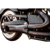 Trask #TM-3034BK - Hot Rod 2:1 Exhaust - Black - Victory