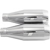 Trask #TM-3042CH - Slip-On Mufflers - Chrome - Scout
