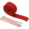 Cycle Performance Prod. #CPP/9068R - Fiberglass Exhaust Wrap Kit - Red - 2" x 25'