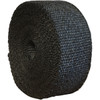 Helix #526-2000 - Fiberglass Exhaust Wrap - Black - 2" x 25'