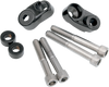 Turn Signal Mount Kit - 39/49 mm - Black