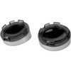 Drag Specialties - Visor-Style Bezel/Lenses - Smoke/Mirror