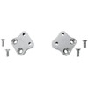 Accutronix #FCKB102-C - Kick Back Plate - Chrome - FXD