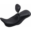LE Pera #LK-997BRGT2 - Outcast GT Seat - 2-Up - With Backrest - Black Double Diamond - Perforated - FL '08-'22