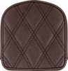 Lattice Stitched Sissy Bar Pad - Brown