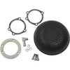 Drag Specialties - "Bob" Retro-Style Air Cleaner Kit - Black