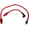 Sumax #S49233 - Spark Plug Wire - 10.4 mm - Red - '80-'98 FL