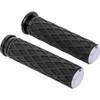 Arlen Ness #500-008 - Diamond Grips - TBW - Chrome
