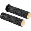 Arlen Ness #500-009 - Diamond Grips - TBW - Brass