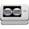 Figurati Designs #FD70-ABFL-SS - Swing Arm Covers - Blue Line American Flag - Custom - Reversed