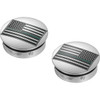 Figurati Designs #FD72-AFGL-SS - Swing Arm Covers - Green Line American Flag - Custom - Reversed