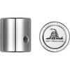 Figurati Designs #FD40-HTSC-SS - Heel-Toe Shifter Cover - Don't Tread On Me - Stainless Steel