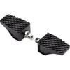 LA Choppers #LA-P100-00B - County Line Billet Foot Pegs - Male Mount - Black
