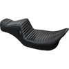 LE Pera #LK-587DLPT - Tailwhip Daddy Long Legs Seat - Pleated - Black - Touring '08-'23
