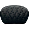 LE Pera #L-SBP01DD-DULL - Sissy Bar Pad - Large - Vinyl - Double Diamond - Dull Black
