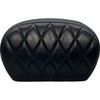 LE Pera #L-SBP01DM-SH - Sissy Bar Pad - Large - Vinyl - Single Diamond - Shiny Black