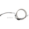 Drag Specialties - Brake Line - Rear - Master Cylinder to ABS - Stainless Steel