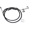 Drag Specialties - Brake Line - Rear - ABS - Black