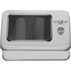 Figurati Designs #FD27-DC-2545-BK - Docking Covers - American Flag Skull - Contrast Cut - Black
