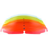 Klock Werks #KWW-01-0653 - Ice Flare® Windshield - 3-1/2" - Orange Ice - '96-'13 FLHT/FLHX