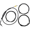 LA Choppers #LA-8058KT-19B - Standard Black Vinyl Handlebar Cable/Brake Line Kit - 18"-20" Ape Hangers - '21-'22 Touring