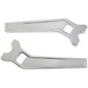 LA Choppers #LA-7481-10C - Performance Risers - Pullback - 10" x 1-1/4" - Chrome
