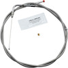Barnett #102303002012 - Stainless Steel Throttle Cable - +12" - '96-'01 Touring