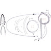 Magnum Shielding #3871221 - Sterling Chromite II® Designer Handlebar Installation Kit - 12"-14" - '21-'22 FLHR
