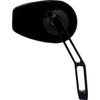 Pro-one Perf.mfg. #102110B - Mirror - Micro w/V2 Cut-Out Stem - Oval - Black - Right