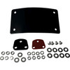 DK Custom Products #DK-LPR-LP-LD - License Plate Kit - Curved - Black - Harley-Davidson®