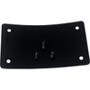 DK Custom Products #DK-LPR-LP-LD - License Plate Kit - Curved - Black - Harley-Davidson®