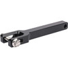 Thrashin Supply CO. #TSC-2709-1 - Front extention gauge relocation mount - Black