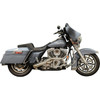 Trask #TM-5120 - 2-into-1 Big Sexy Exhaust System - Raw Stainless Steel