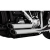Vance & Hines #17335 - Shortshots Staggered Exhaust System - Chrome