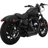 Vance & Hines #46374 - 2-into-2 Mini Grenades Exhaust System - Black