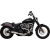 Vance & Hines #27323 - 2-into-1 Upsweep Exhaust System - Brushed - Stainless Steel