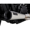 Vance & Hines #27323 - 2-into-1 Upsweep Exhaust System - Brushed - Stainless Steel