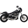 Vance & Hines #27325 - 2-into-1 Upsweep Exhaust System - Brushed - Stainless Steel