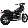 Vance & Hines #27325 - 2-into-1 Upsweep Exhaust System - Brushed - Stainless Steel