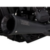 Vance & Hines #47323 - 2-into-1 Upsweep Exhaust System - Black - Stainless Steel