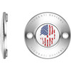 Figurati Designs #FD24-TC-2H-SS - Timing Cover - 2 Hole - Skull - Stainless Steel