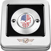 Figurati Designs #FD24-TC-2H-SS - Timing Cover - 2 Hole - Skull - Stainless Steel